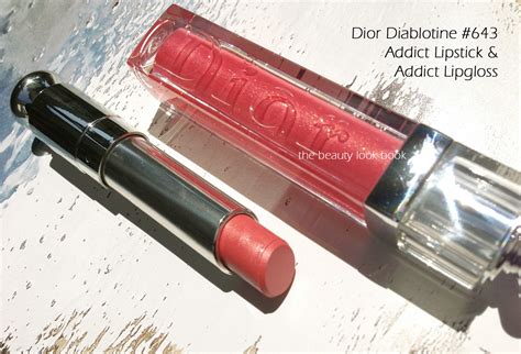 dior addict gloss in 643 diablotine|Dior Diablotine 643 Addict Lipstick and Lipgloss.